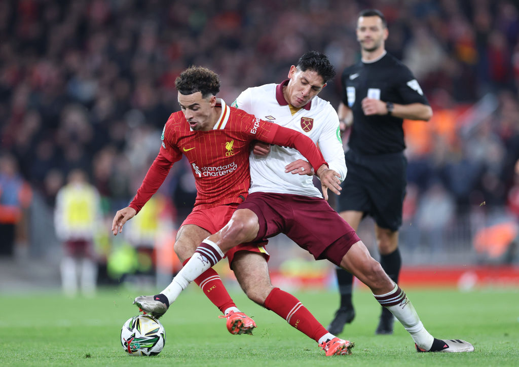 Liverpool v West Ham United - Carabao Cup Third Round