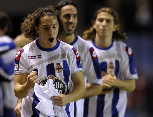 Deportivo Coruna's Mexican midfielder An