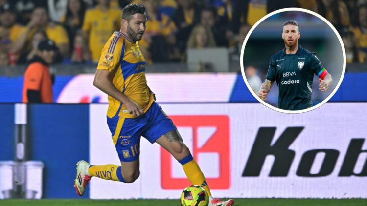 André-Pierre Gignac and Sergio Ramos