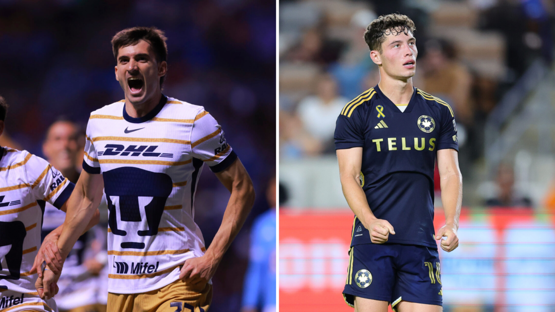 On the left, Ignacio Pussetto, footballer for Pumas UNAM. On the right, Sebastian Berhalter, footballer for Vancouver Whitecaps.