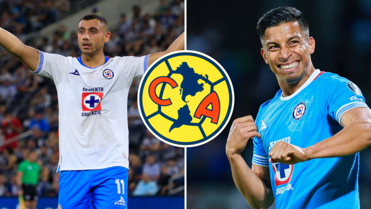 MONTERREY, MEXICO - JULY 13: Giorgios Giakoumakis of Cruz Azul reacts during the 2nd round match between Monterrey and Cruz Azul as part of the Tor...