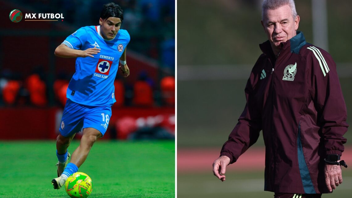 Luka Romero and Javier Aguirre