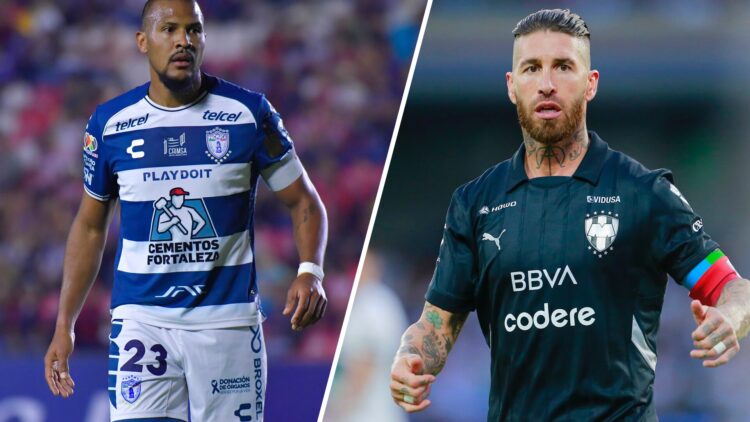 Izquierda: Salomón Rondón de Pachuca. Derecha: Sergio Ramos de Monterrey