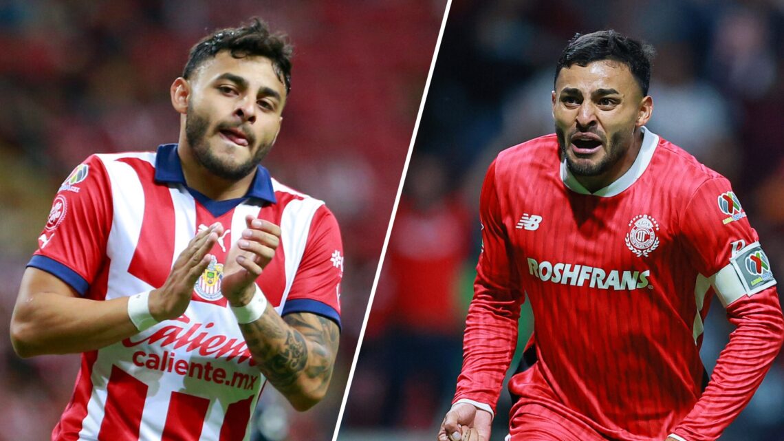 Comparison between Alexis Vega time at Guadalajara and Toluca