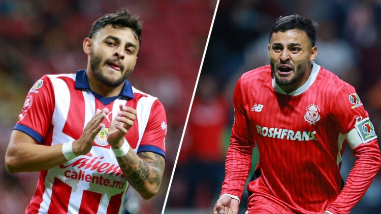 Comparison between Alexis Vega time at Guadalajara and Toluca