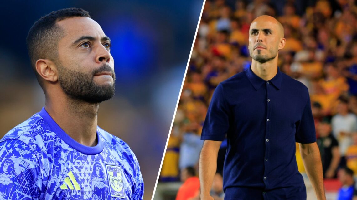 Rafael Carioca and Guido Pizarro during Tigres match