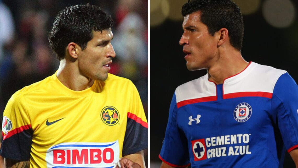 Francisco Javier 'Maza' Rodríguez con América en el 2013 / Francisco Javier 'Maza' Rodríguez con Cruz Azul en 2014
