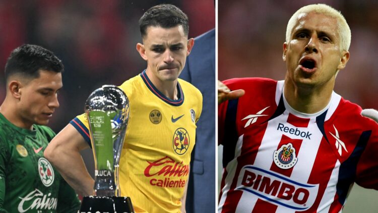 Luis Malagón y Álvaro Fidalgo, jugadores del América, y Adolfo Bautista, ex futbolista de Chivas.