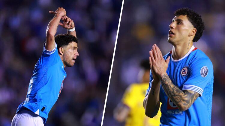 Ignacio Rivero en un partido con Cruz Azul / Jorge Sánchez en un partido con Cruz Azul