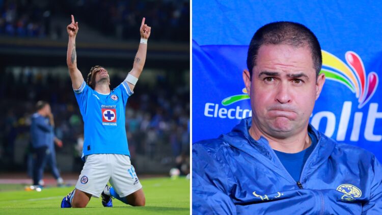 Ignacio Rivero y André Jardine en la semifinal del Clausura 2025 entre Cruz Azul y América