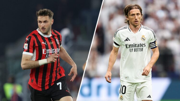 Luka Modric and Santiago Gimenez